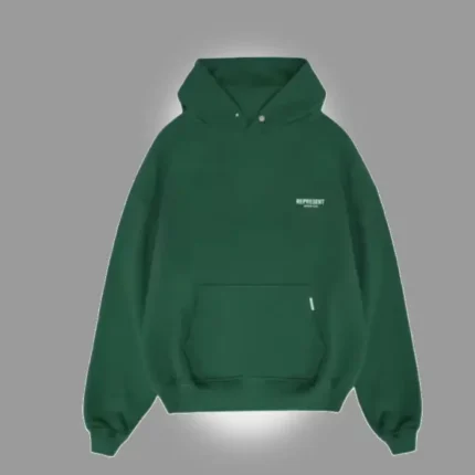 Green Represent Hoodie (1)