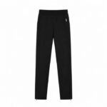 INTARSIA INITIAL SWEATPANT OFF BLACK front view