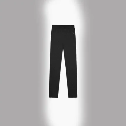 INTARSIA INITIAL SWEATPANT OFF BLACK