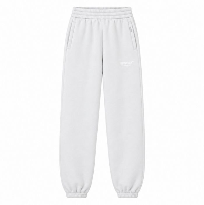Represent Owners Club Stamp Sweatpant Ash Grey Front View Represent Owners Club Stamp Sweatpant Ash Grey front view