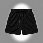 Resort Shorts Black with a relaxed and versatile casual style.