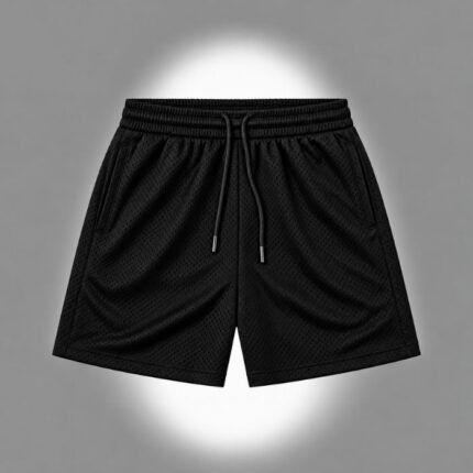 Resort Shorts Black with a relaxed and versatile casual style.