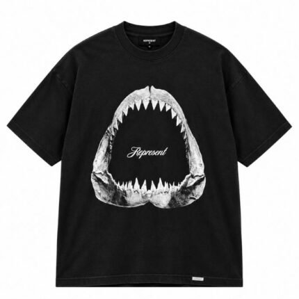 Represent Jaws T Shirt front view