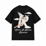 Black Represent T-Shirt back view