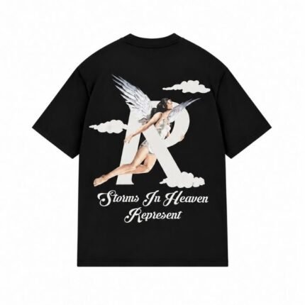 Black Represent T-Shirt back view