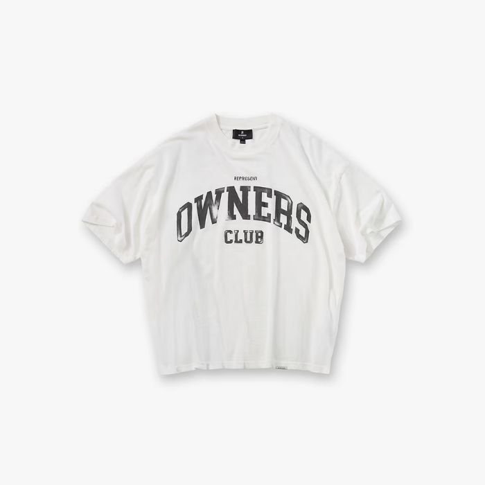 Represent Owners Club T-Shirt White Front Represent Owners Club T-Shirt White front view