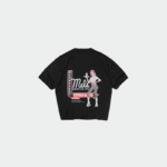 Represent x Mels Diner T-Shirt back view showcasing the rear design