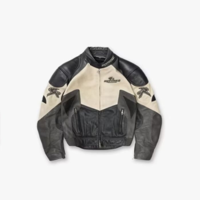 Represent X Belstaff Leather Race Jacket - Front Represent X Belstaff Leather Race Jacket front view