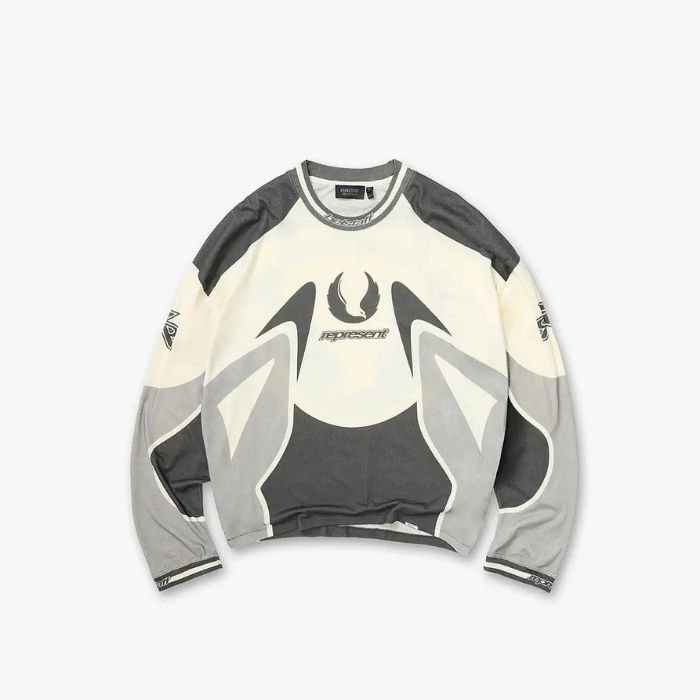 Represent X Belstaff Long Sleeve Racing T-Shirt Represent X Belstaff Long Sleeve Racing T-Shirt for men
