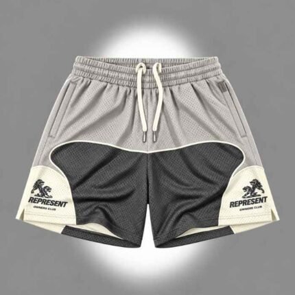 Represent X Belstaff Racing Shorts front view