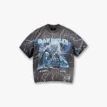 Represent X Iron Maiden A Real Live One T-Shirt front graphic design