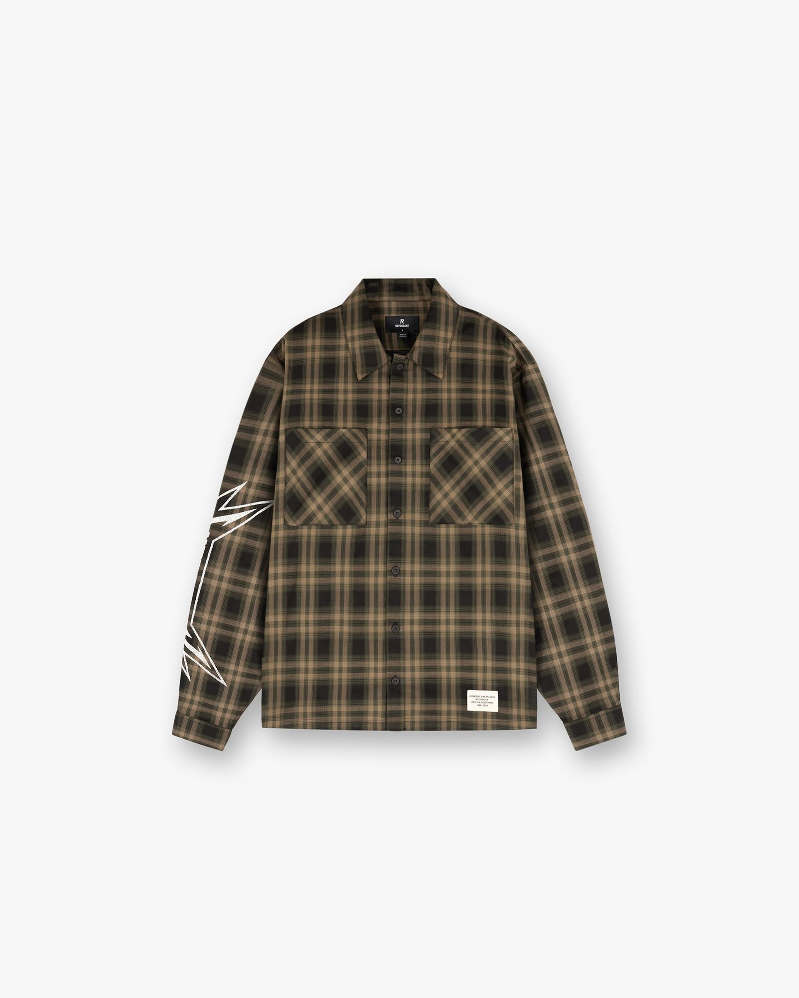 Represent X Metallica Flannel Shirt Represent X Metallica Flannel Shirt
