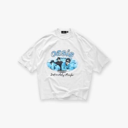 Represent X Oasis Maine Road T-Shirt front graphic design