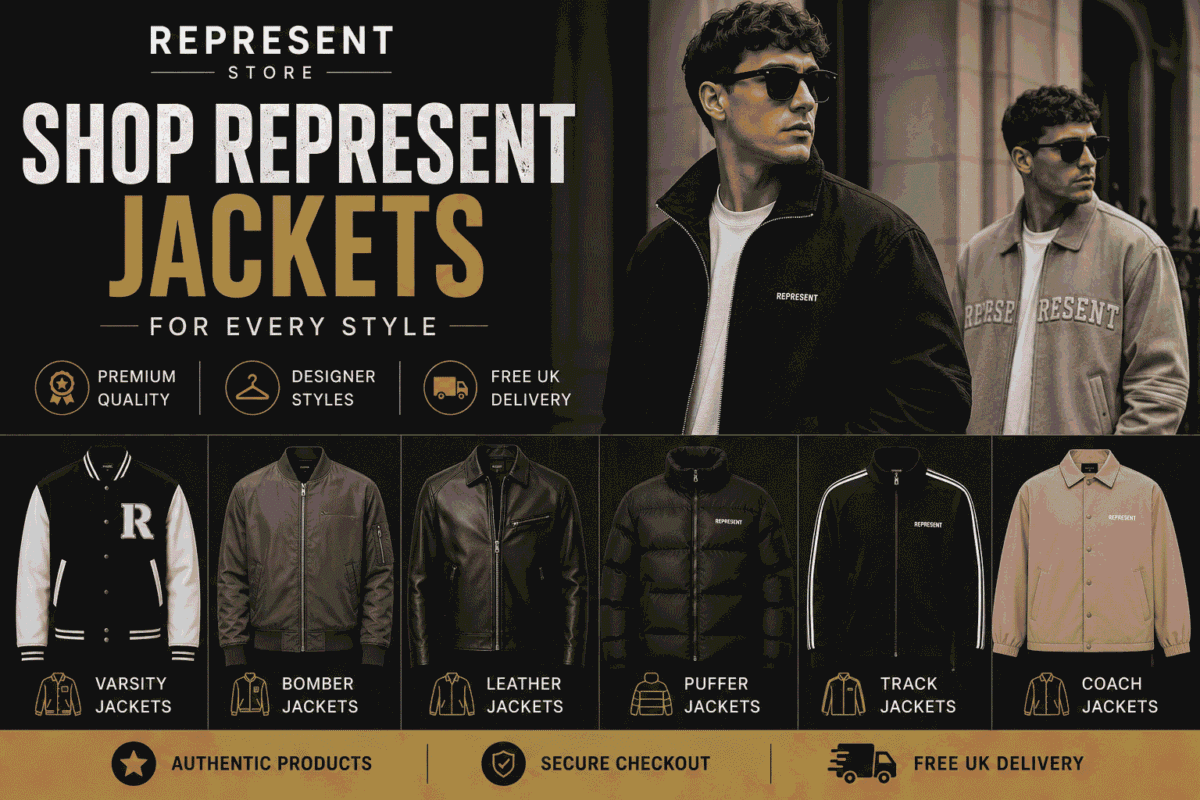 Shop Represent Jackets for Every Style | Premium Men's Designer Jackets UK