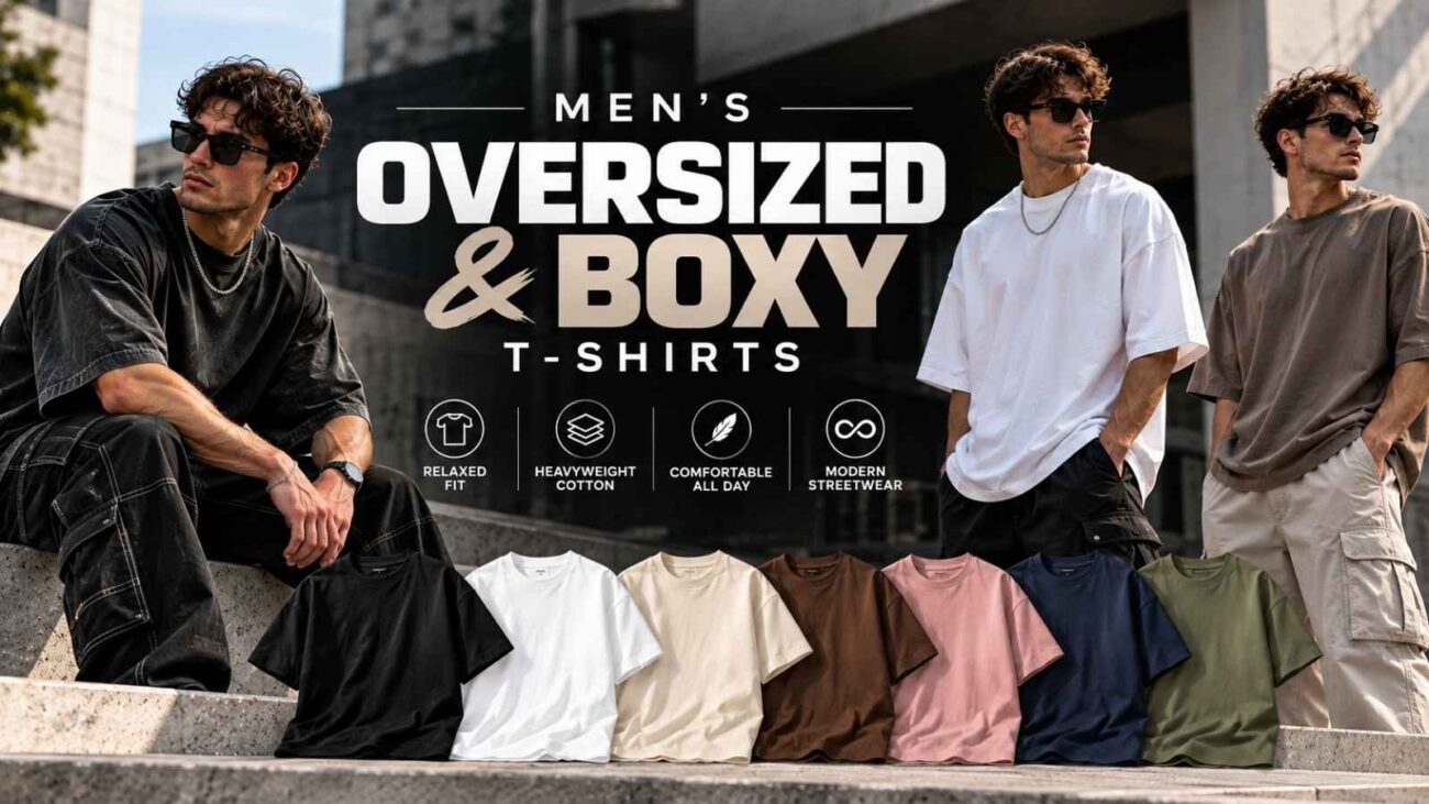 Men's Oversized & Boxy T-Shirts for UK Streetwear