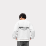 Grey Represent Sweatshirt back view
