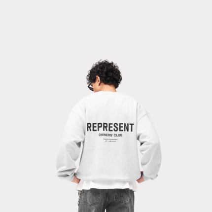 Grey Represent Sweatshirt back view