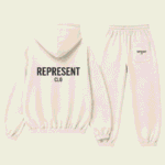 Represent Cream Tracksuit back view