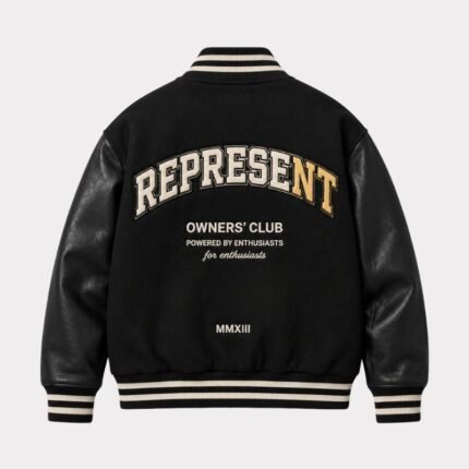 Represent Varsity Jackets back view