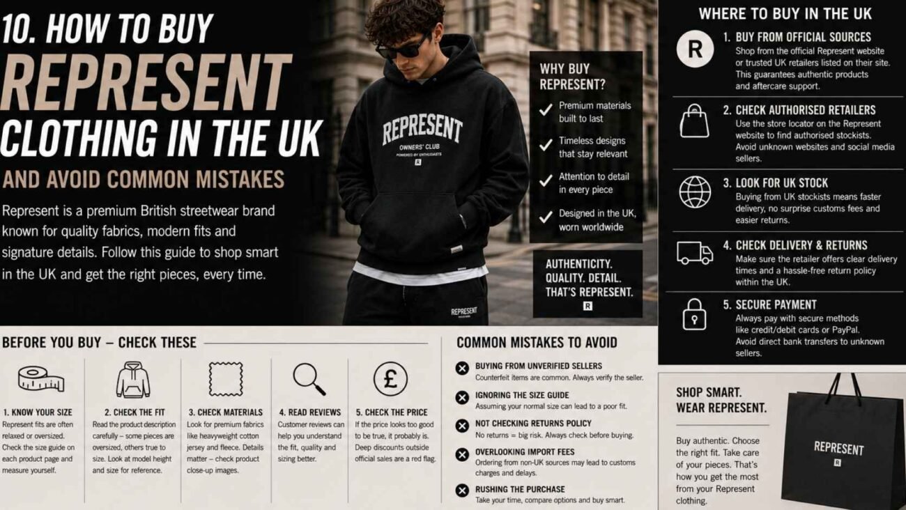 Guide to buying Represent Clothing in the UK and avoiding common mistakes