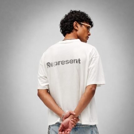 Represent Oversized T Shirt Men back view