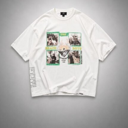Represent White T Shirt front view