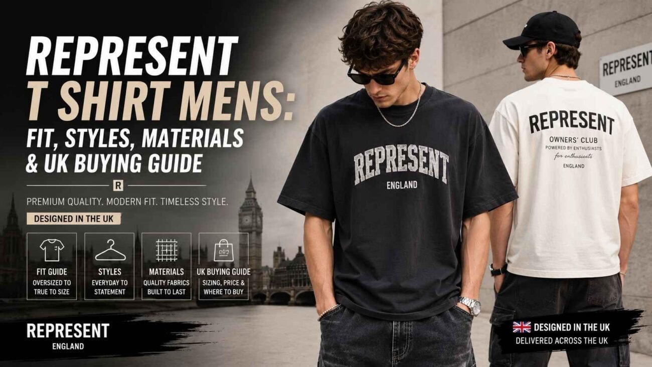 Represent T Shirt Mens featuring popular styles, fits and materials for the UK