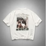 Represent White T Shirt back view