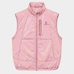 Represent Pink Puffer Jacket front view for men