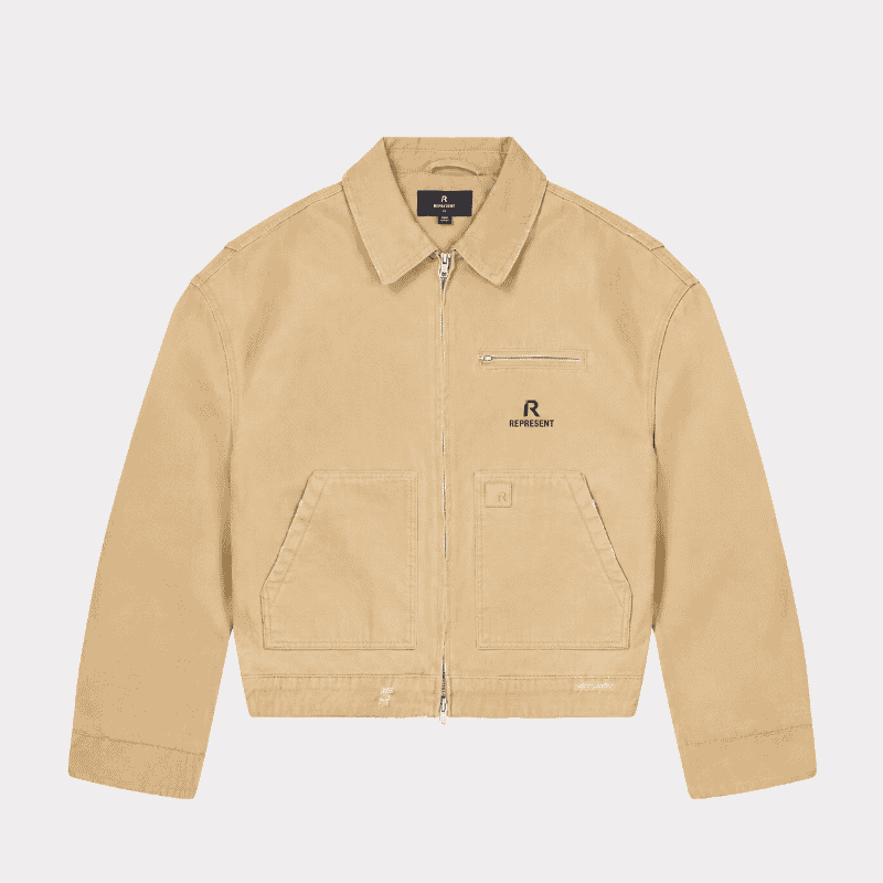 Represent Heaton Workwear Jacket – Front Represent Heaton Workwear Jacket front view for men