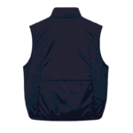 Represent Navy Puffer Jacket back view for men
