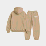 Beige Represent Tracksuit back view.