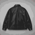 Represent Mens Leather Jackets Faux back view