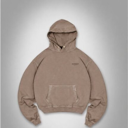 Represent Hoodie Brown front view