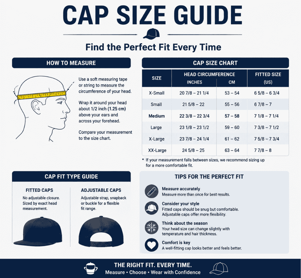 Represent Cap Size Guide