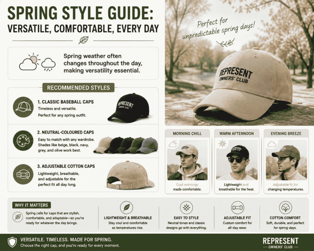 Spring Style Guide – Best Represent Caps for Changing Weather