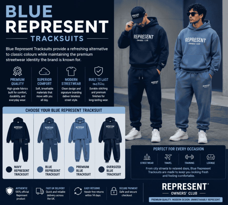 Black Represent Tracksuits – Premium Everyday Streetwear