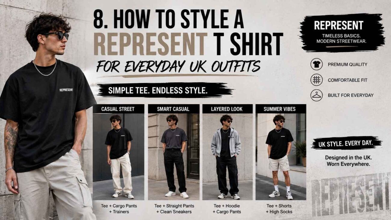 9. Represent T Shirt vs Other Men's Streetwear T Shirts