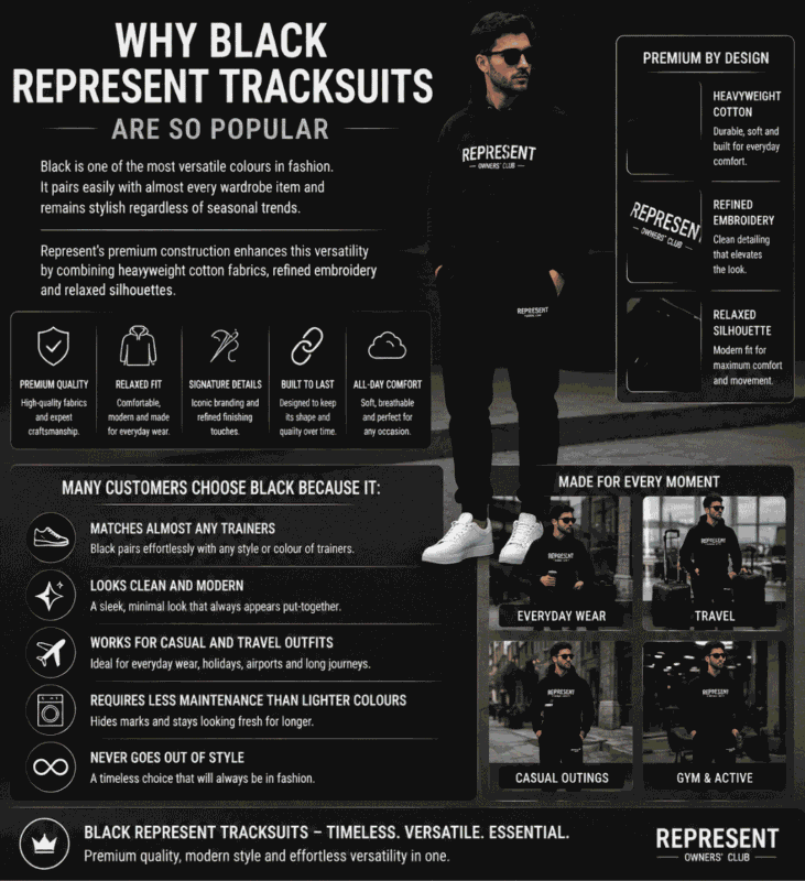 Why Black Represent Tracksuits Are So Popular