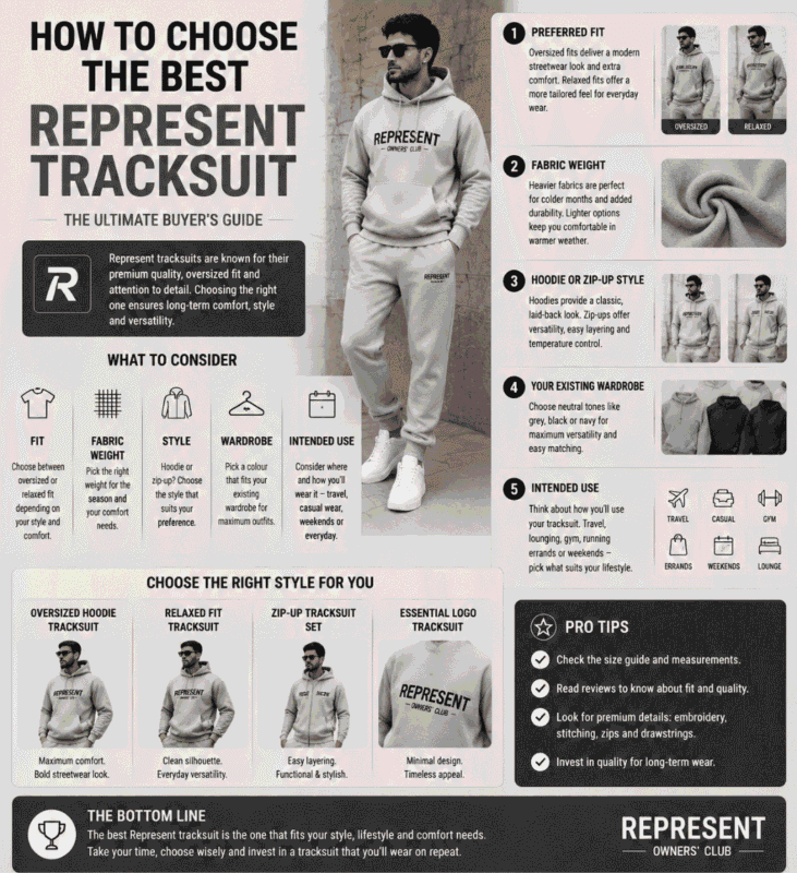 How to Choose the Best Represent Tracksuit – Ultimate Buying Guide