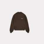 Men's brown sweatshirt front view