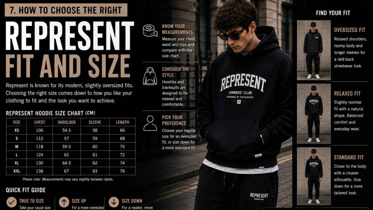 Guide to choosing the right Represent fit and size for men