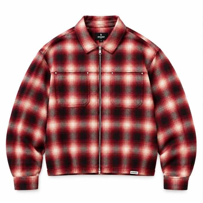 Represent Flannel Shirt Front Represent Flannel Shirt front view