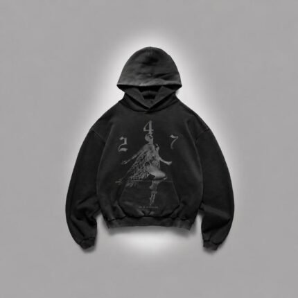 Represent Graphic Hoodies front view with bold graphic design and premium streetwear style