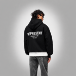 represent graphic zip up hoodie back.webp