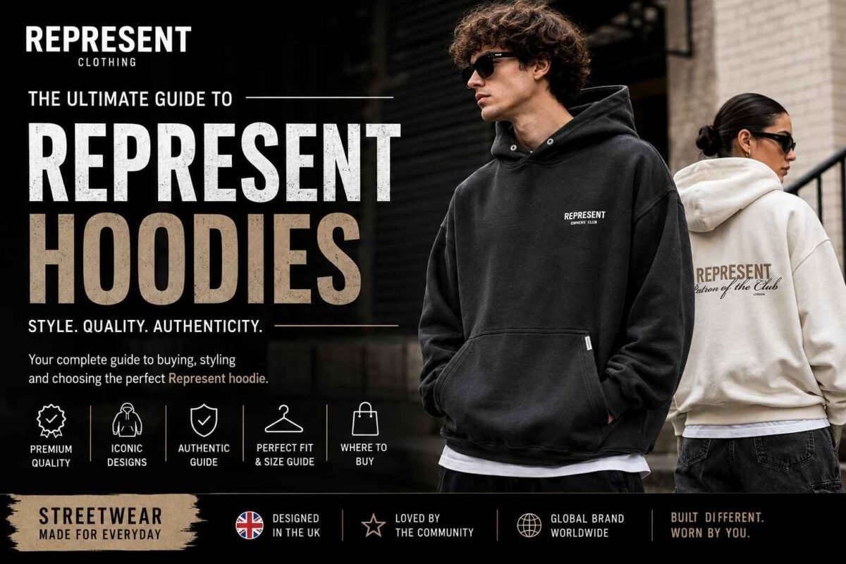 Represent hoodies ultimate guide featuring style, quality, fit and authenticity