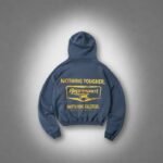 Represent Mens Graphic Hoodie back view