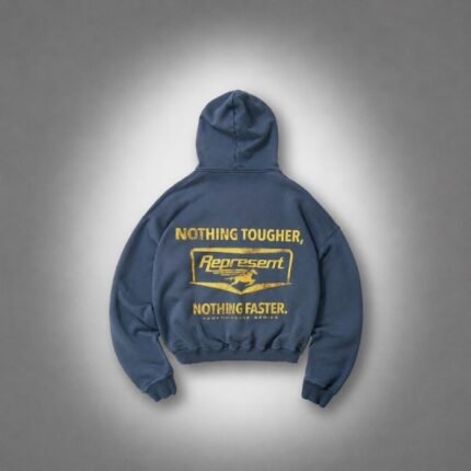 Represent Mens Graphic Hoodie back view
