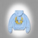 Represent Oversized Hoodie back view showing oversized streetwear fit and design