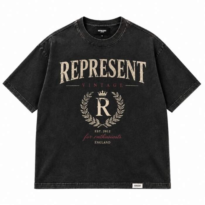 Represent Vintage T-Shirts Front View Represent Vintage T-Shirts front view